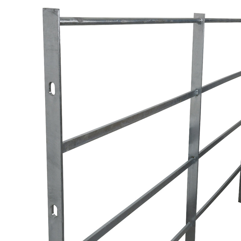 Estate Fencing Galvanised Panel 2000mm Wide With 25x8mm Flat Bars