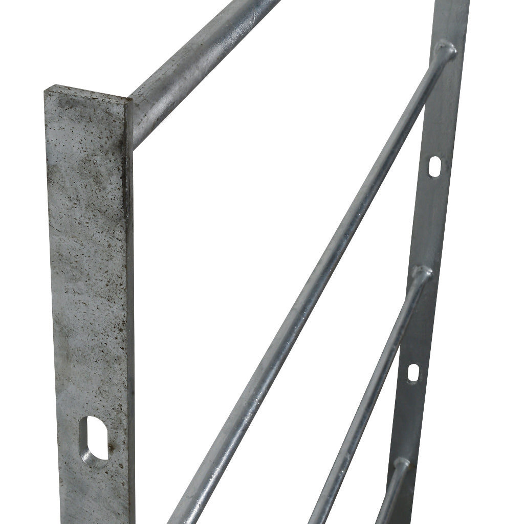 Estate Fencing Galvanised Panel 1000mm Wide With 16mm Round Bars