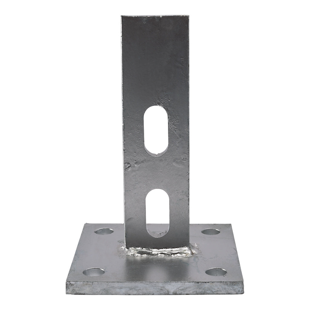 Estate Fencing Galvanised Panel Bolt Down Foot