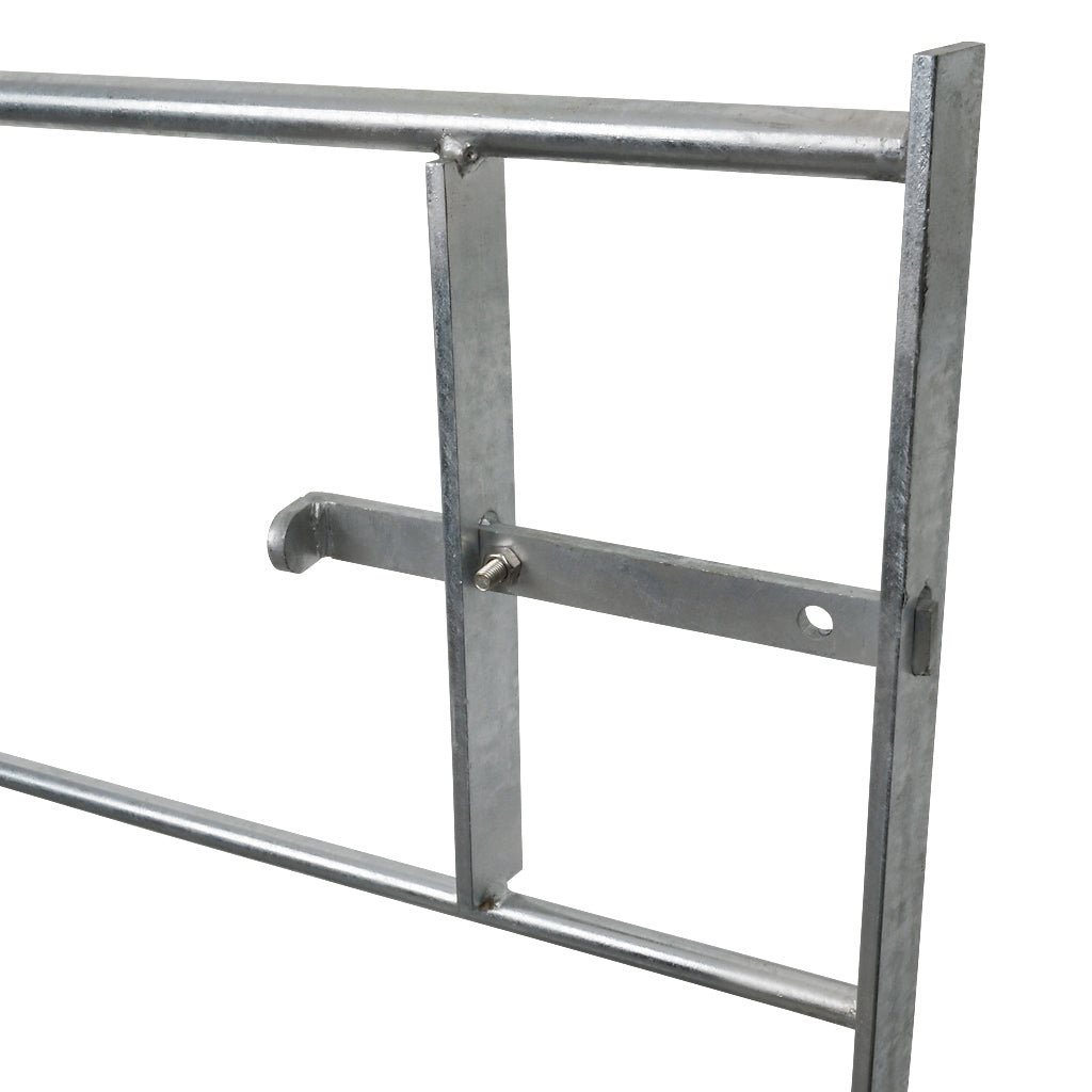 Estate Fencing Galvanised Gate Panel 1000mm Wide With 16mm Round Bars