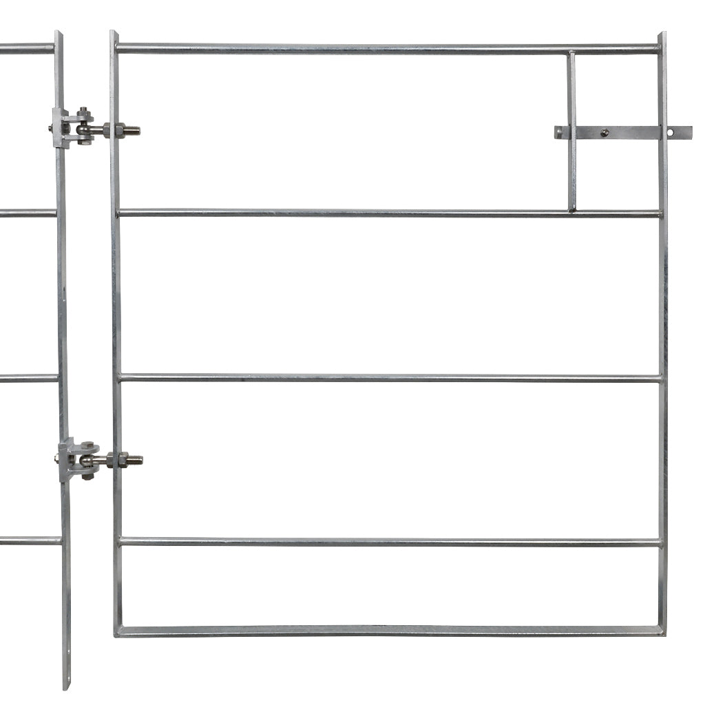 Estate Fencing Galvanised Gate Panel 1000mm Wide With 16mm Round Bars