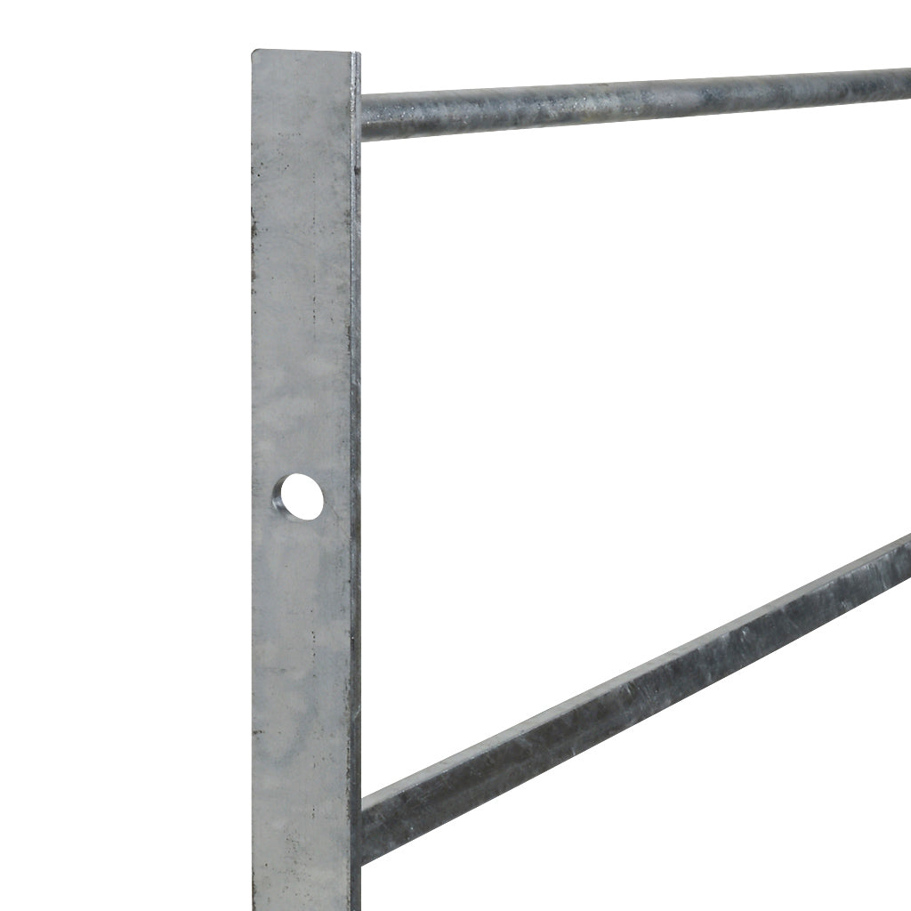 Estate Fencing Galvanised Gate Panel 1000mm Wide With 25x8mm Flat Bars