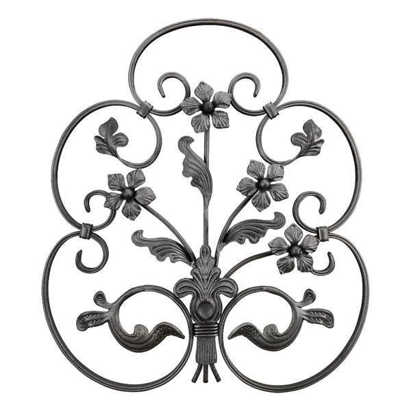 FF58 Floral Feature 620 x 540mm 16x8mm Flat Bar