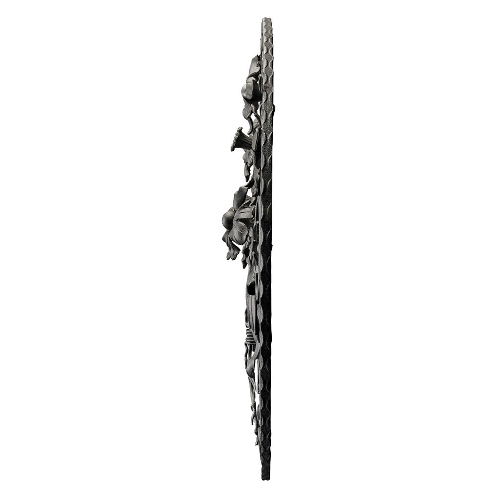 FF61 Floral Feature Panel 800 x 660mm 14mm Square Bar