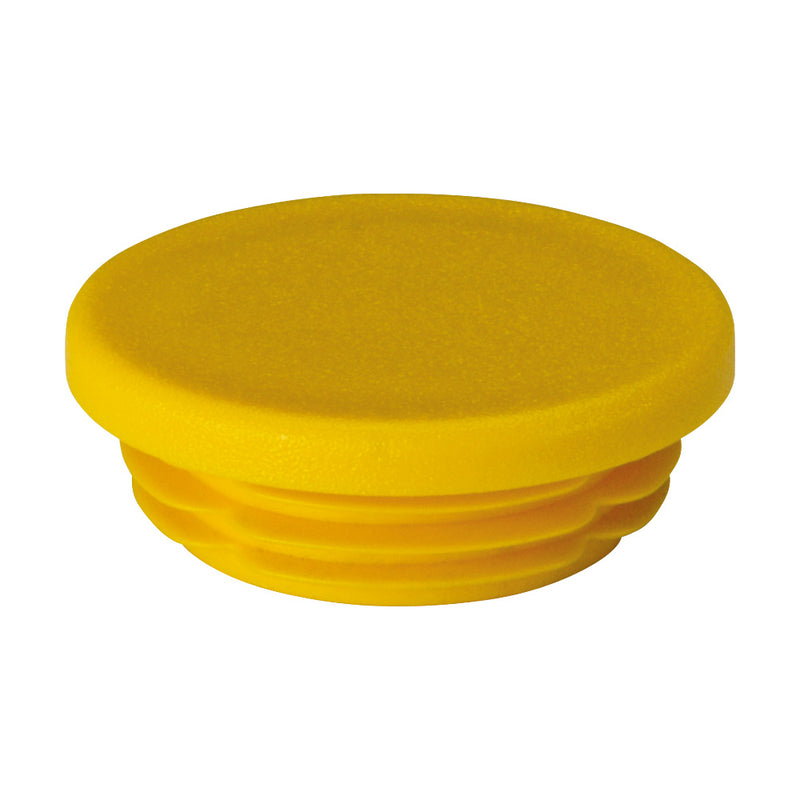 GRP Handrail Fitting Plastic End Cap Yellow