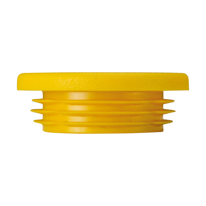 GRP Handrail Fitting Plastic End Cap Yellow