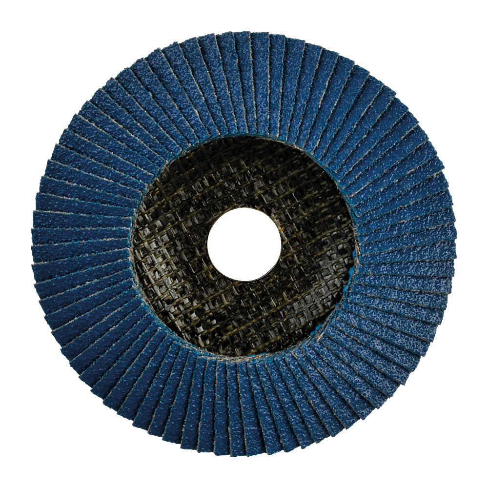 Flap Disc Coned 60 Grit Zirconium 125mm x 22mm