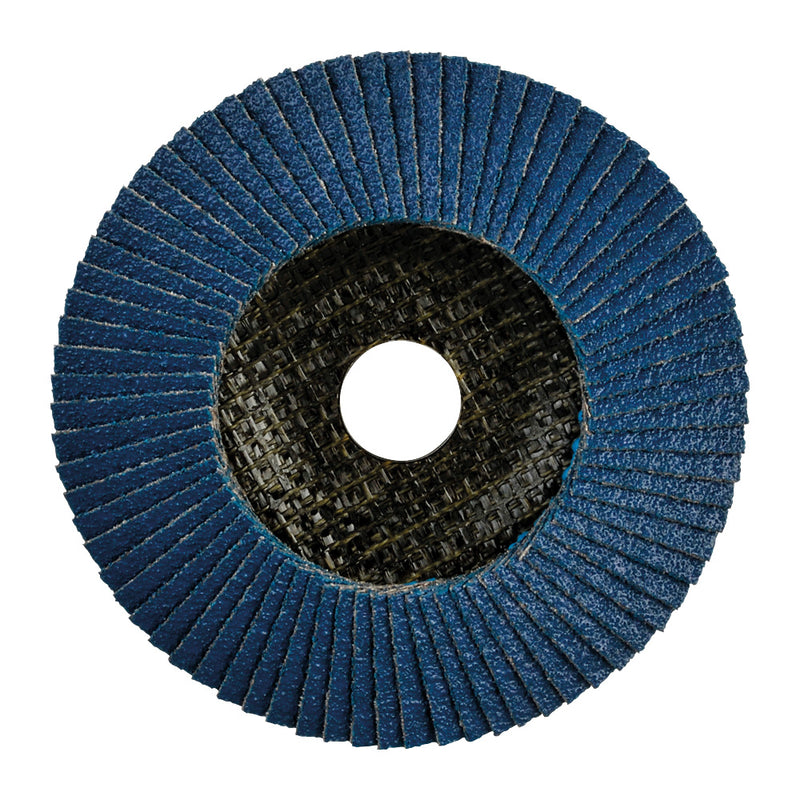 Flap Disc Coned 60 Grit Zirconium 125mm x 22mm