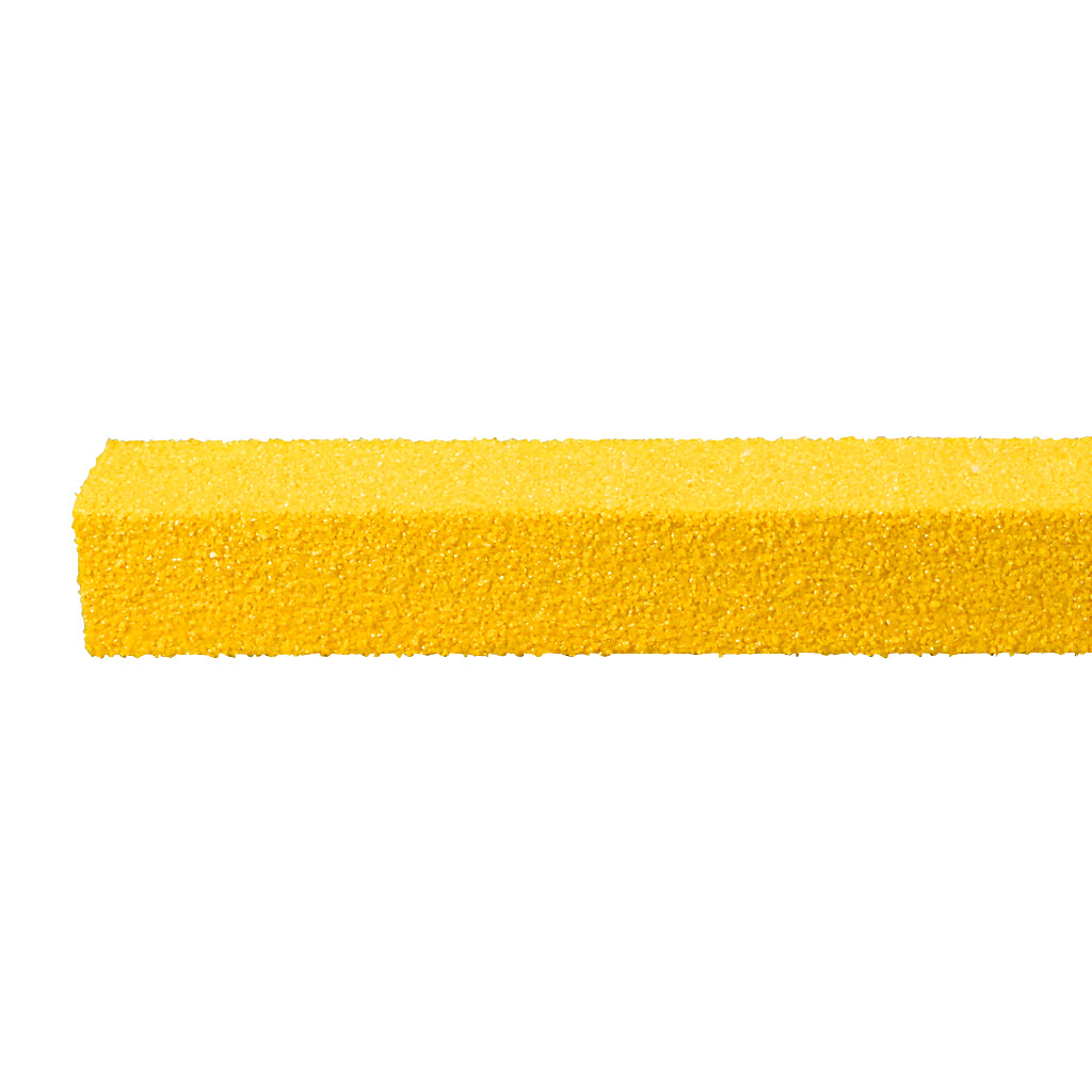 GRP Fibre Step Nosing 55 x 55 x 4mm 1000mm Yellow Coarse