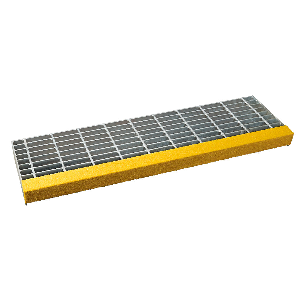 GRP Fibre Step Nosing 55 x 55 x 4mm 1000mm Yellow Coarse