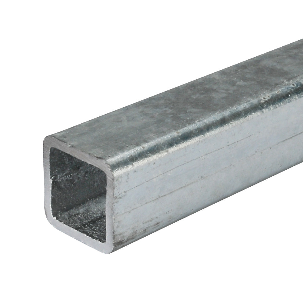 Galvanised Steel Box Section 25 x 25mm 2.5mm Wall 3m Long