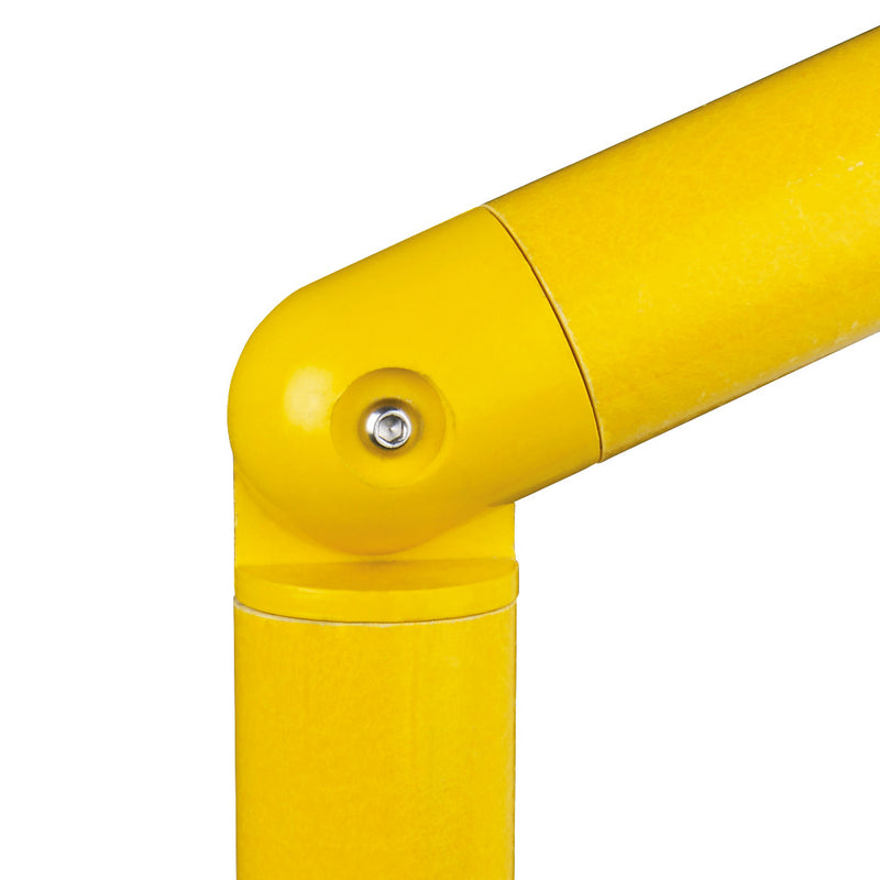 GRP Handrail Fitting Internal Adjustable Joint Complete With Drilled Holes & M6 Bolts