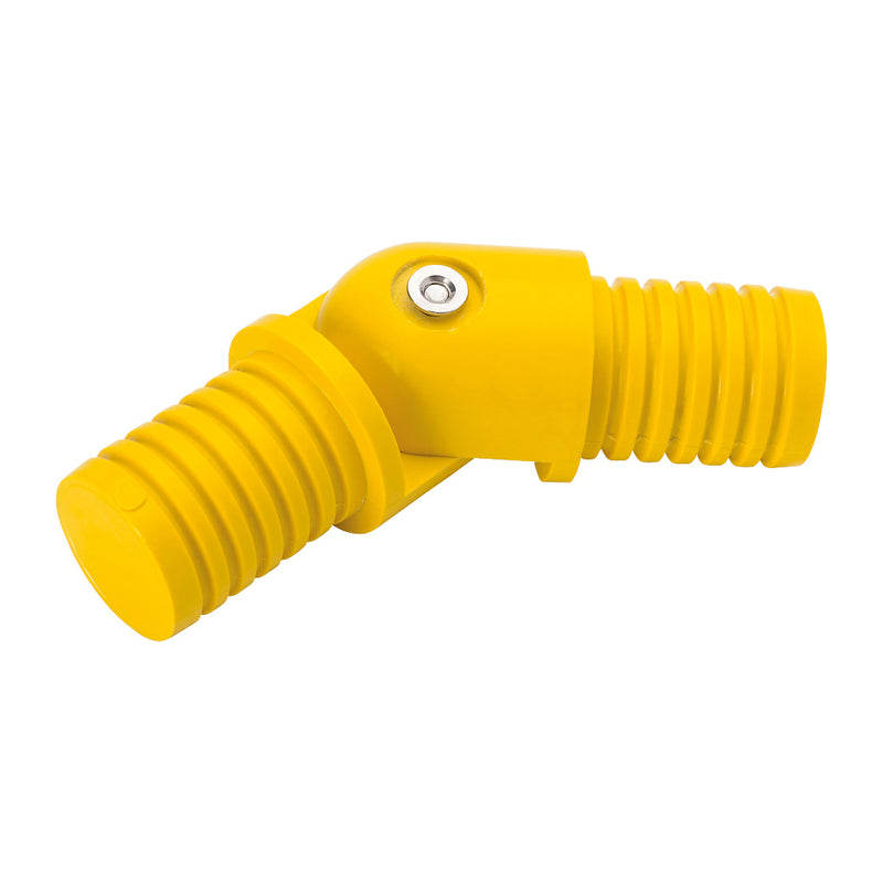 GRP Handrail Fitting Internal Adjustable Joint Complete With Drilled Holes & M6 Bolts
