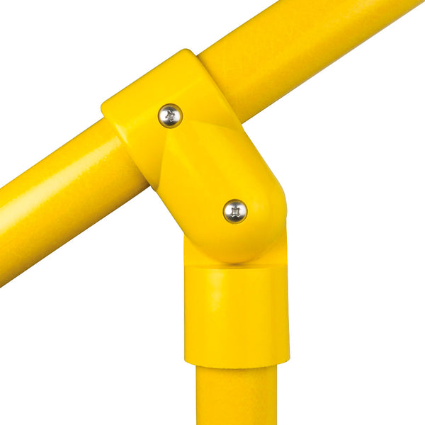 GRP Handrail Fitting Universal 3 Way Complete With Drilled Holes & M6 Bolts