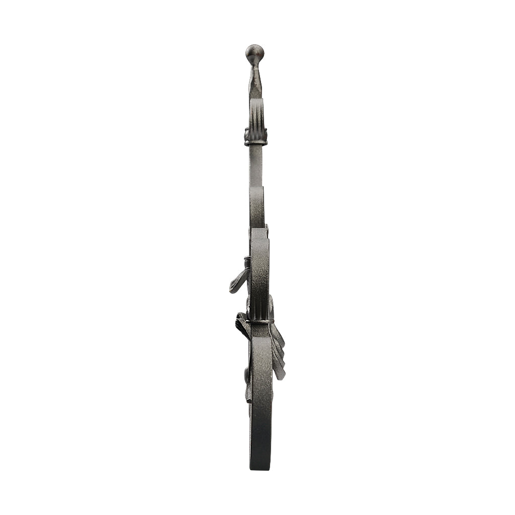 GTP27 Gate Top Scroll 960 x 320mm 12x6mm Flat Bar