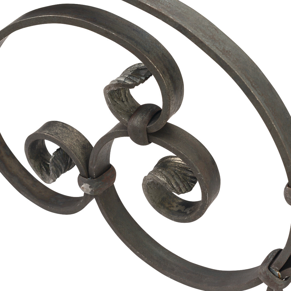 GTP31 Ornate Gate Top 1100 x 290mm 20x6mm Flat Bar
