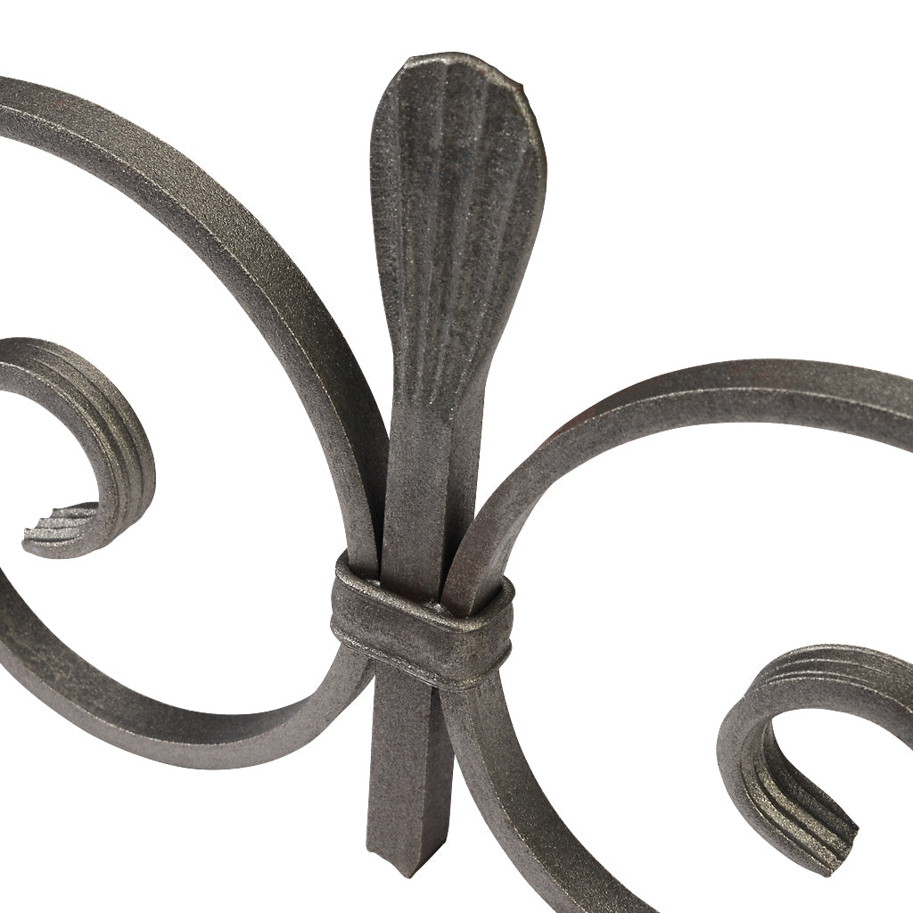 GTP5 Gate Top Scroll 780 x 170mm 12x6mm Flat Bar