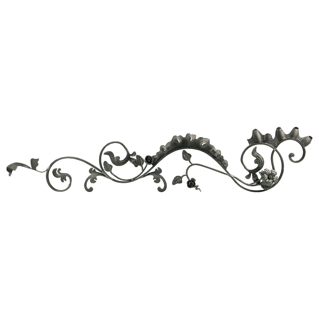 GTP64L Decorative Gate Top 1520 x 310mm 16x8mm Flat Bar