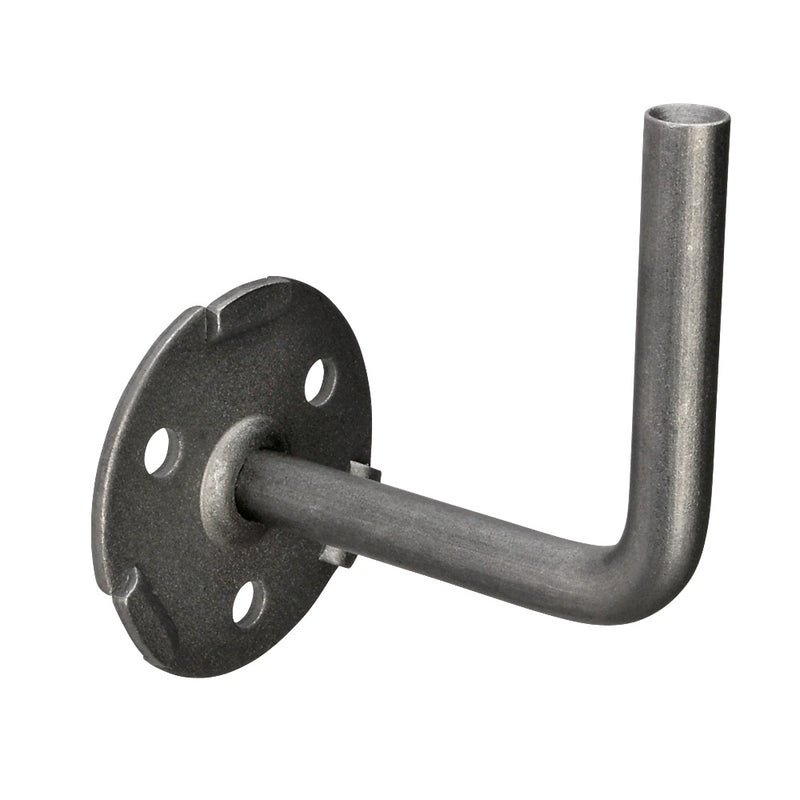 Mild Steel Handrail Bracket 75mm Projection With Push Fit Cover Plate