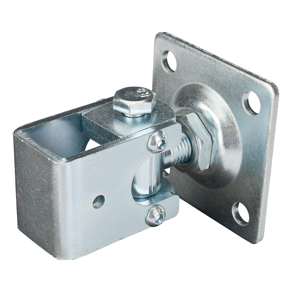 Adjustable Gate Hinge With Square Plate To Suit 30mm Box Section
