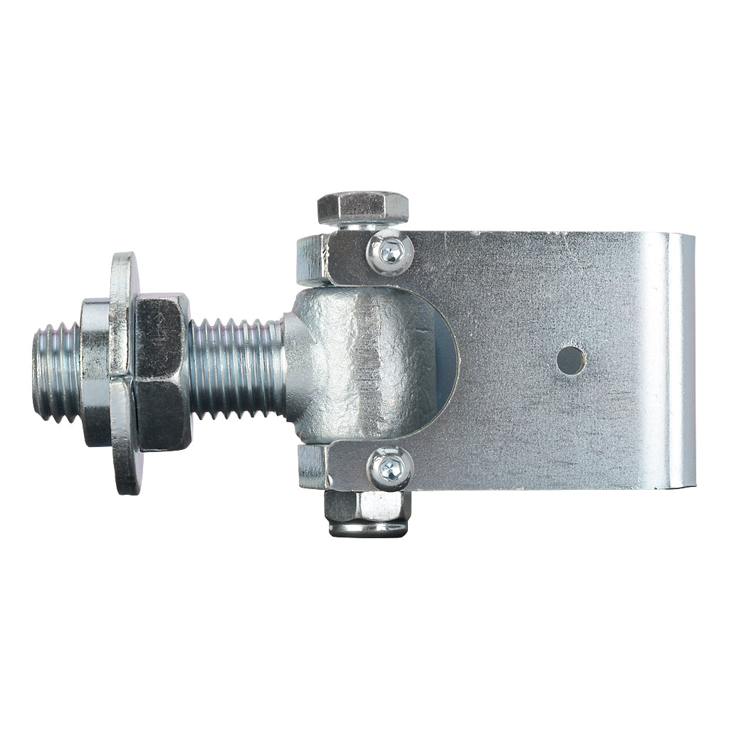 Adjustable Wrap Around Gate Hinge Round Plate To Suit 50mm Box M24 Thread