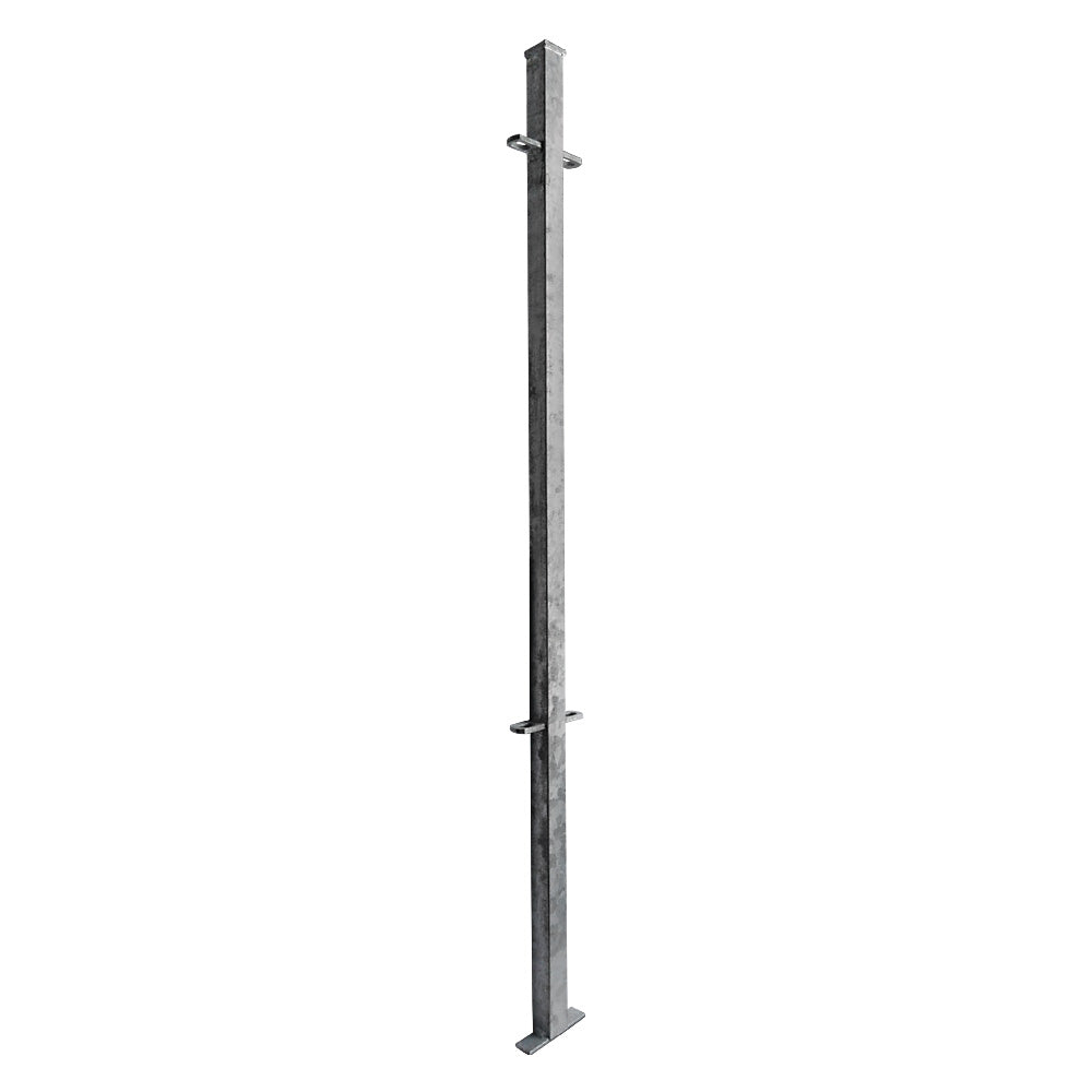 Hoop Top Panel Post To Concrete Galvanised 1500mm