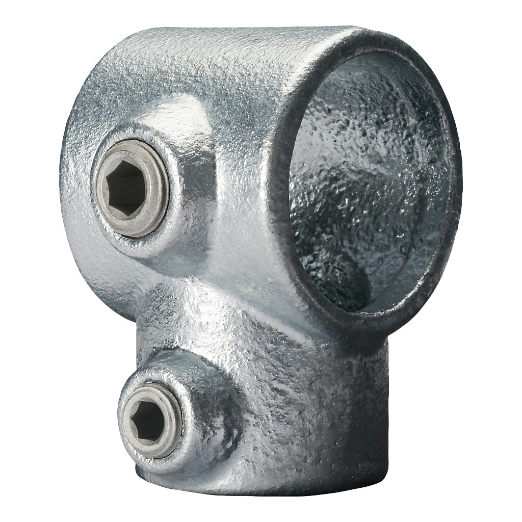 101B/C Short Tee Reducer For 33.7mm Post / 42.4mm Cross Rail