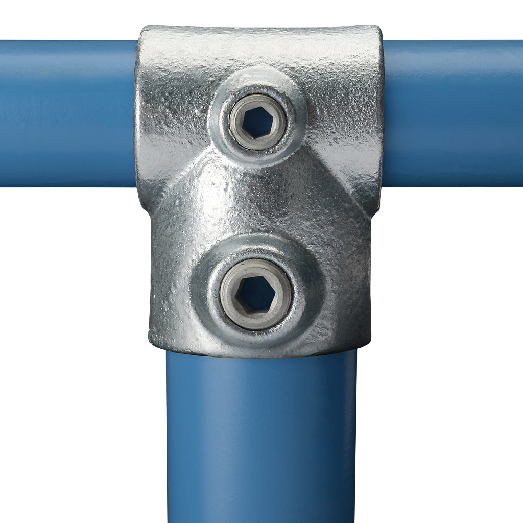101C/B Short Tee Reducer For 42.4mm Post / 33.7mm Cross Rail
