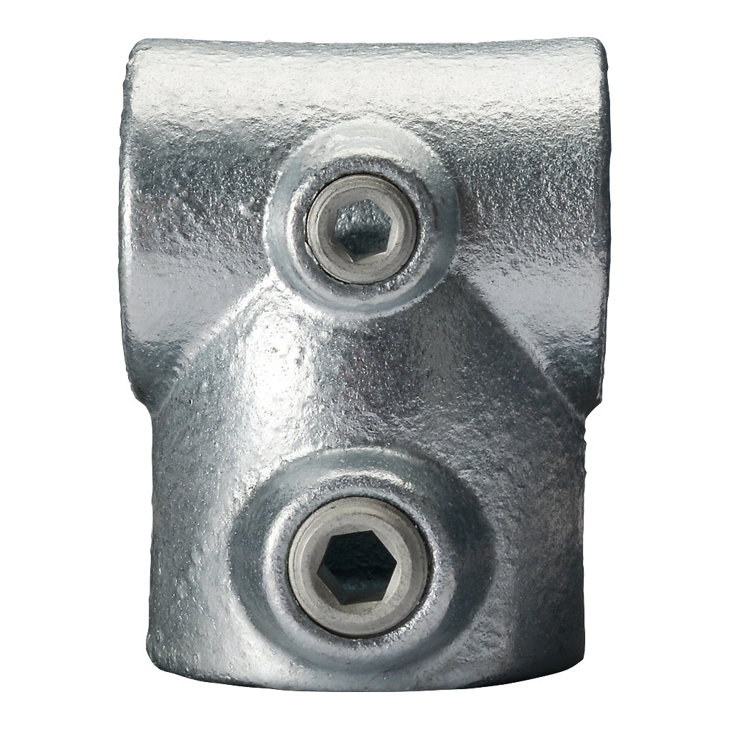 101C/B Short Tee Reducer For 42.4mm Post / 33.7mm Cross Rail