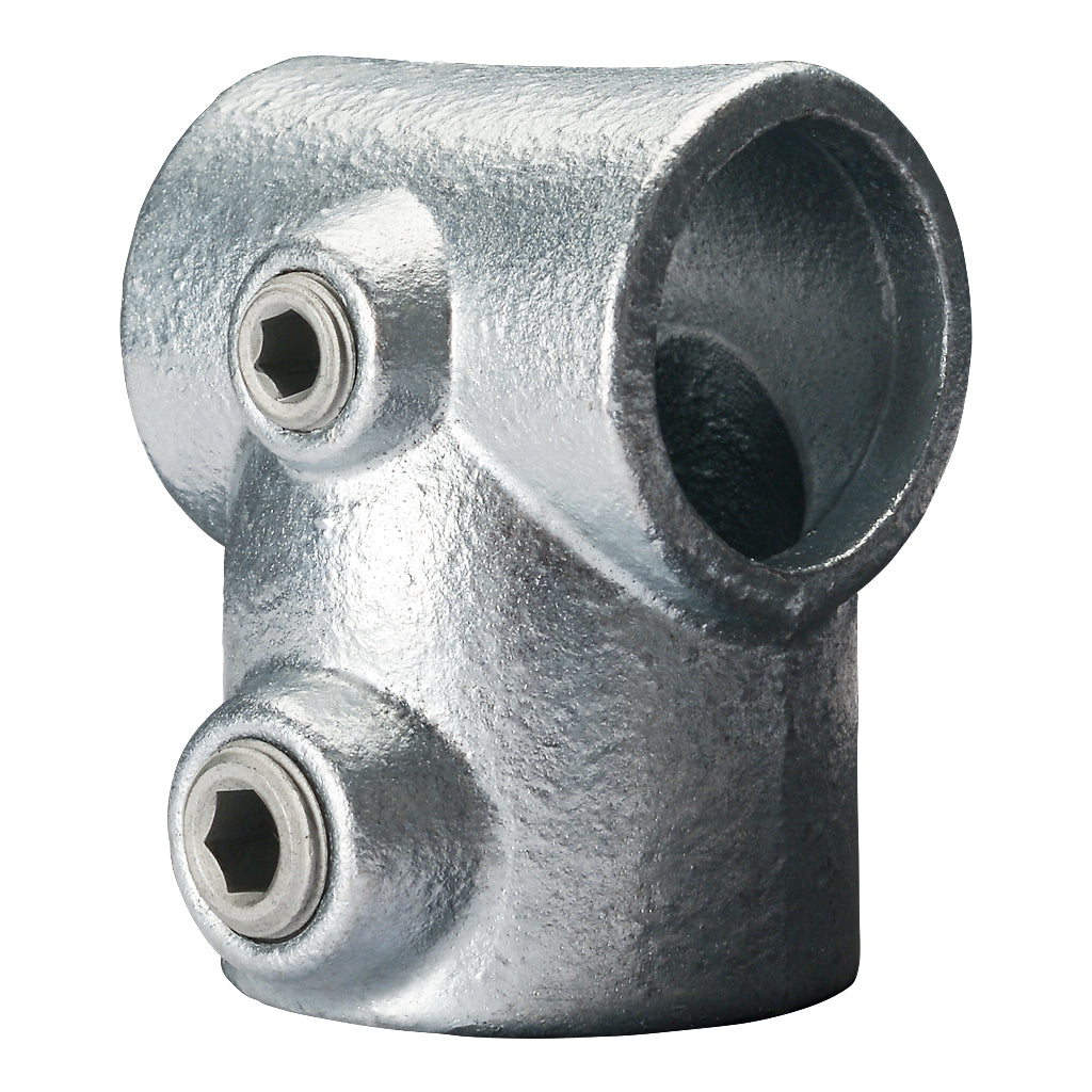 101C/B Short Tee Reducer For 42.4mm Post / 33.7mm Cross Rail