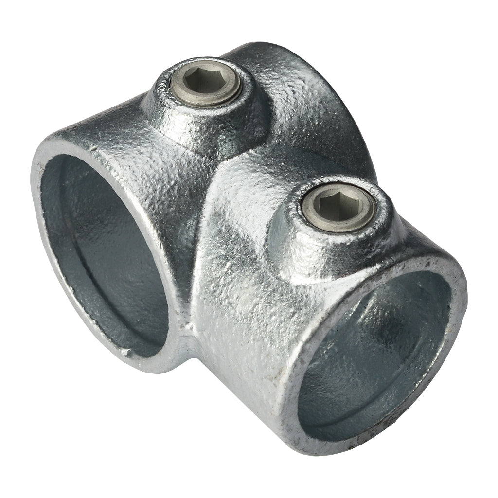 101B/C Short Tee Reducer For 33.7mm Post / 42.4mm Cross Rail