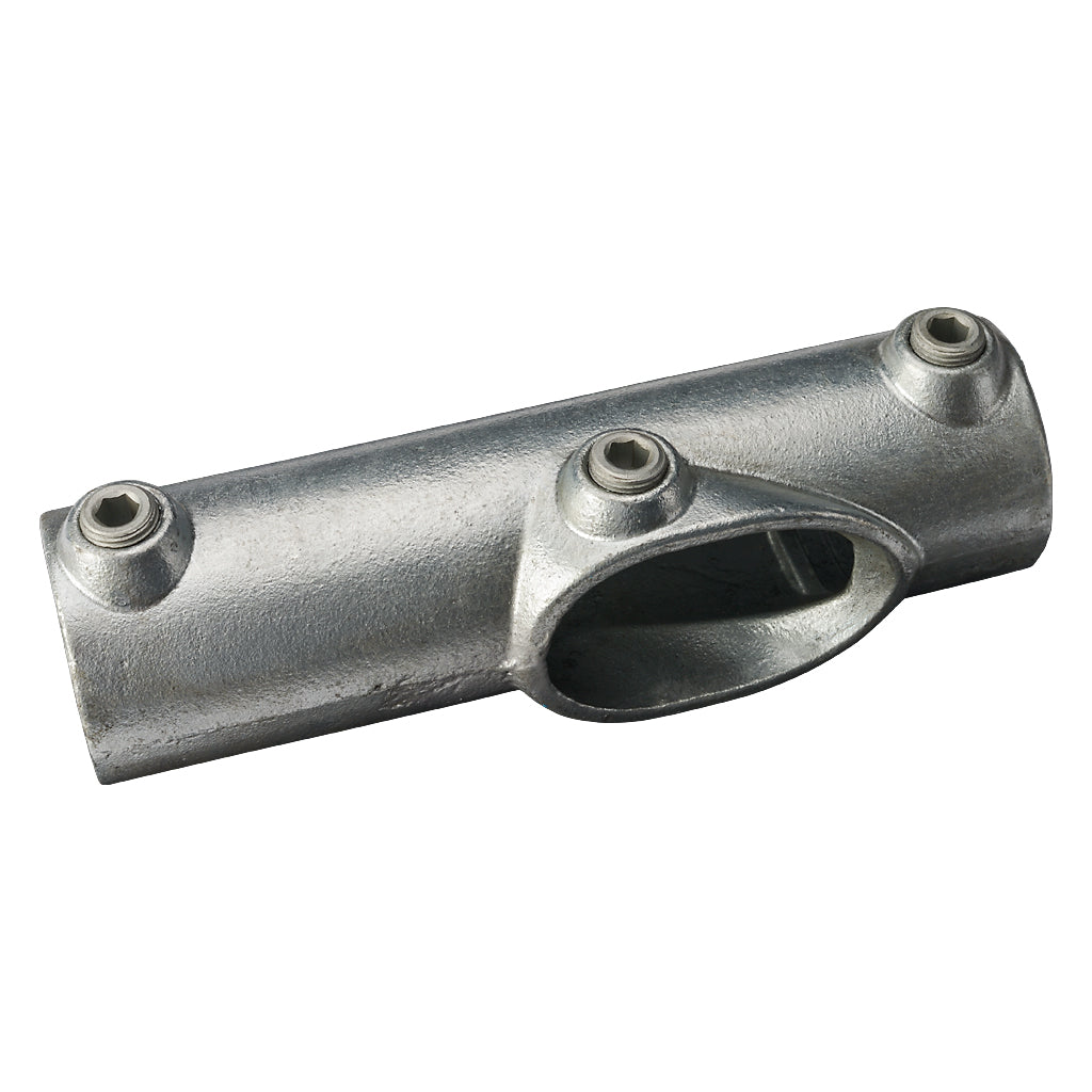 127C Adjustable Long Tee 30-45° To Suit 42.4mm Tube