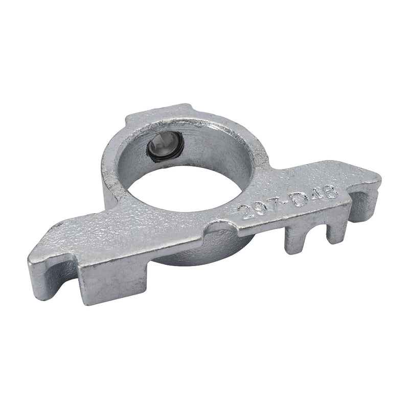 197D Kick Plate & Sign Panel Clamp To Suit 48.3mm Tube