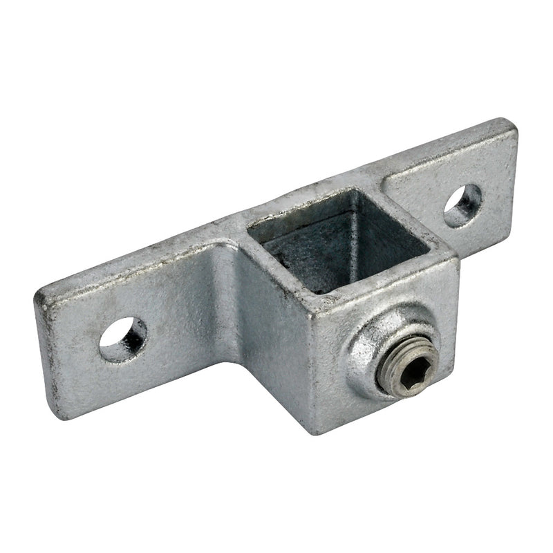 Double Lugged Bracket Square Key Clamp For 25mm Box Section