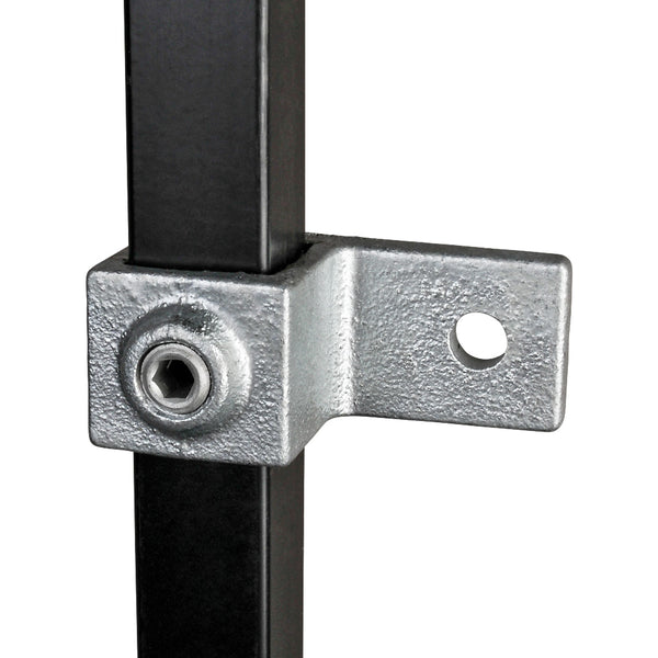 Single Lugged Bracket Square Key Clamp For 25mm Box Section