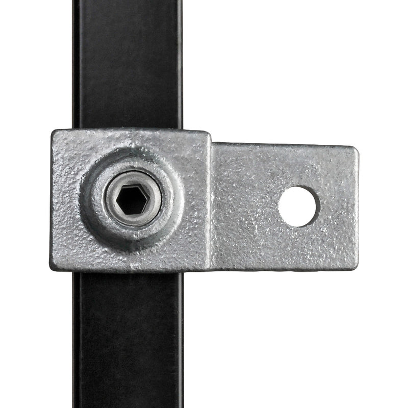 Single Lugged Bracket Square Key Clamp For 25mm Box Section