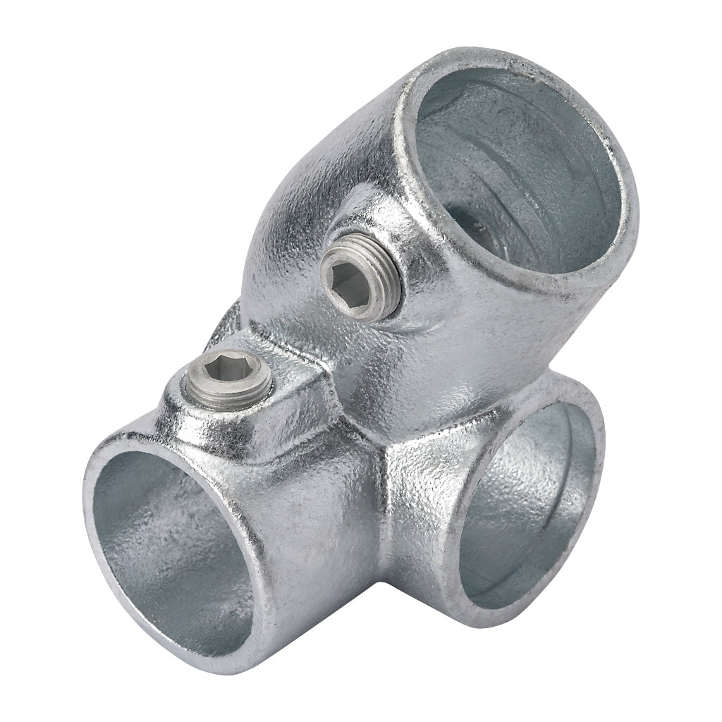 321RC Middle Right Hand Sloping Down Side Outlet Elbow 30-45° To Suit 42.4mm Tube