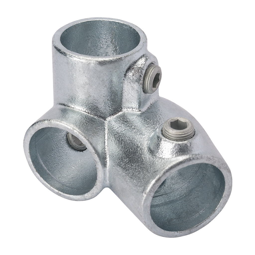 321RC Middle Right Hand Sloping Down Side Outlet Elbow 30-45° To Suit 42.4mm Tube