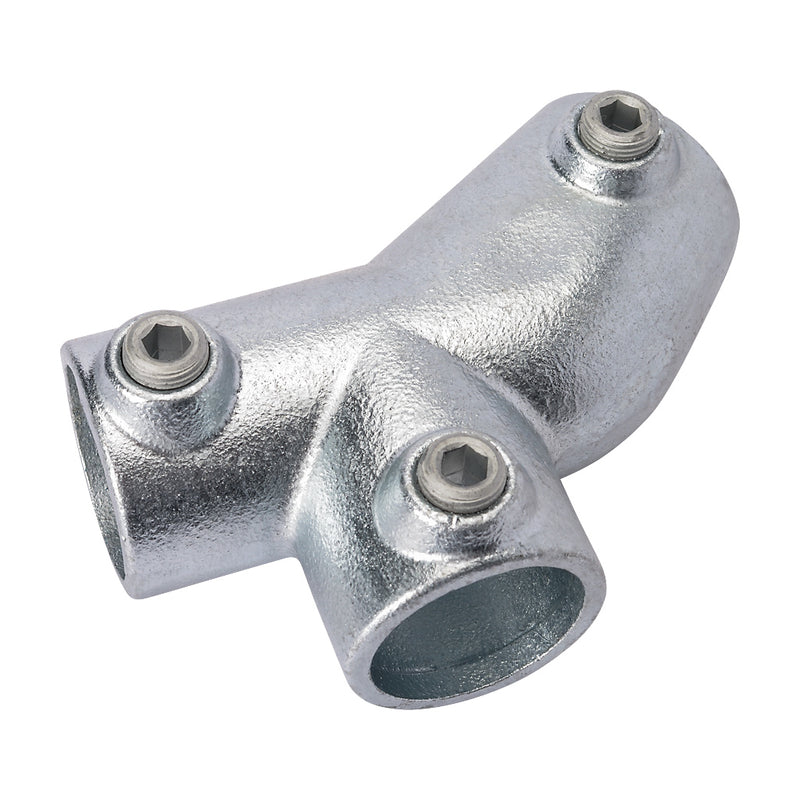 325AD Sloping Up Tee 30-45° To Suit 48.3mm Tube