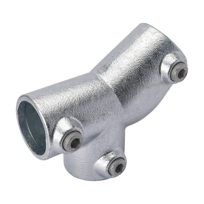 325AD Sloping Up Tee 30-45° To Suit 48.3mm Tube