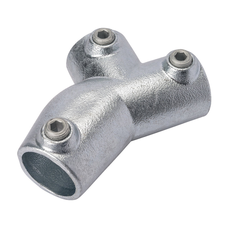 325AD Sloping Up Tee 30-45° To Suit 48.3mm Tube