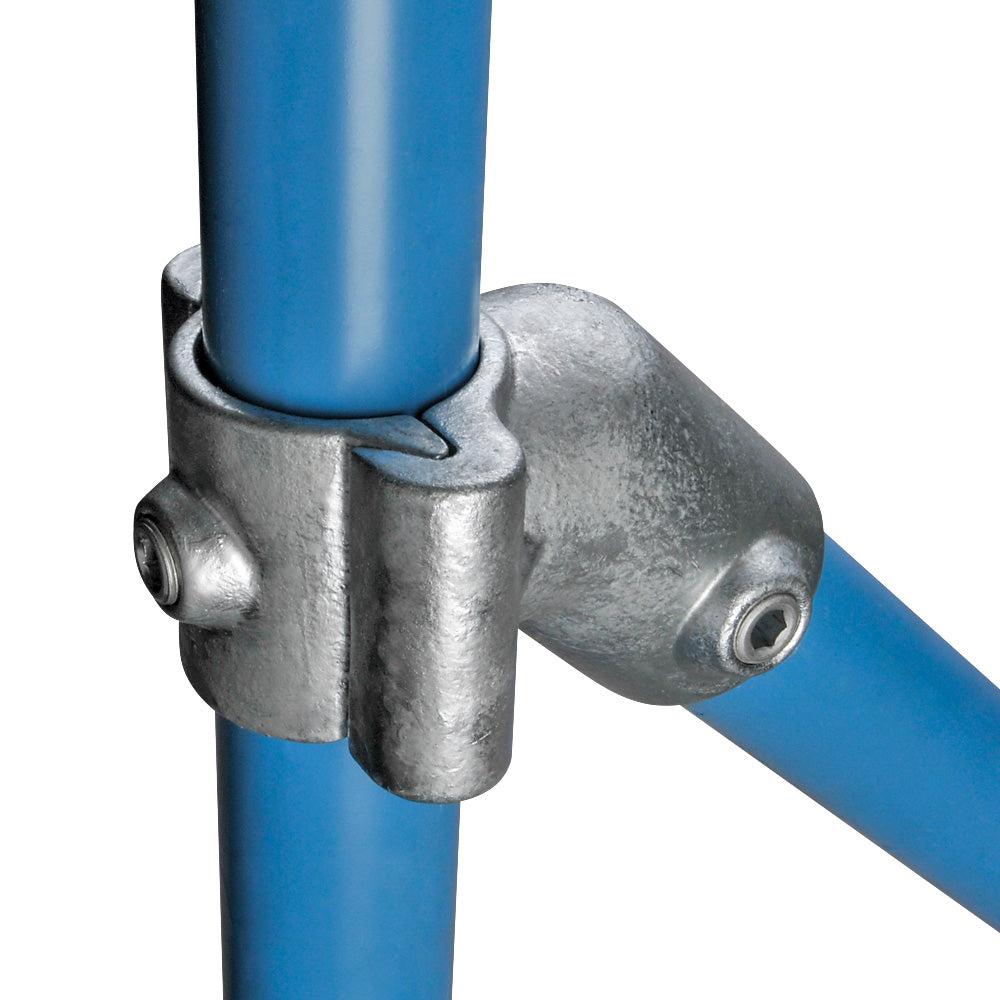 A112D Add On 45° Short Tee Key Clamp To Suit 48.3mm Tube