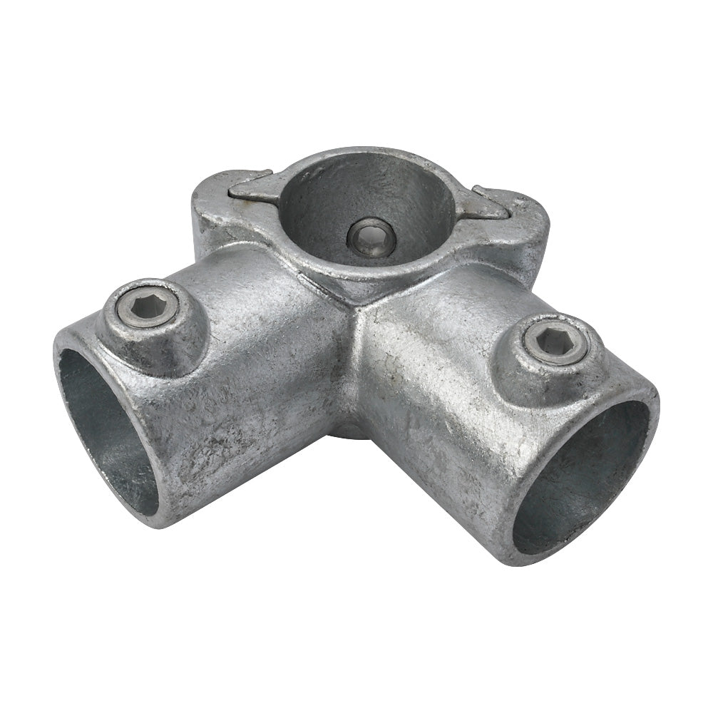 A116D Add On Middle Corner 3 Way Key Clamp To Suit 48.3mm Tube