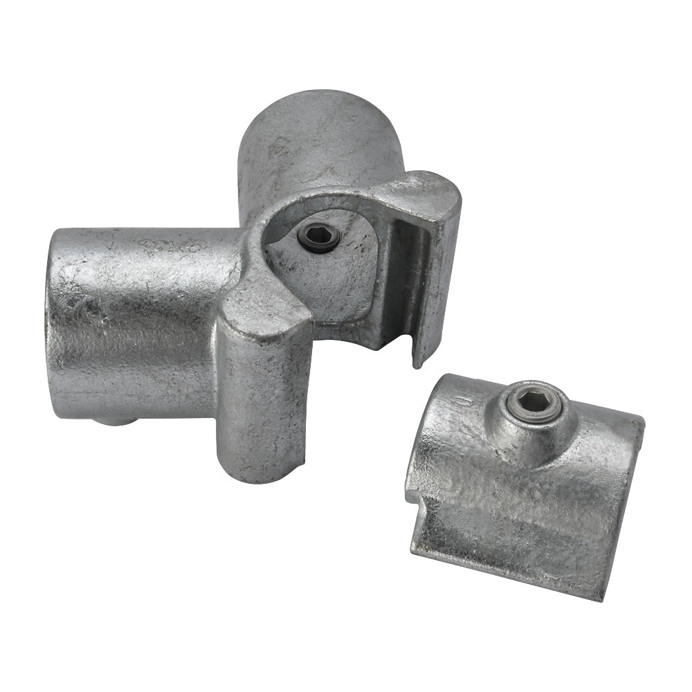 A116D Add On Middle Corner 3 Way Key Clamp To Suit 48.3mm Tube