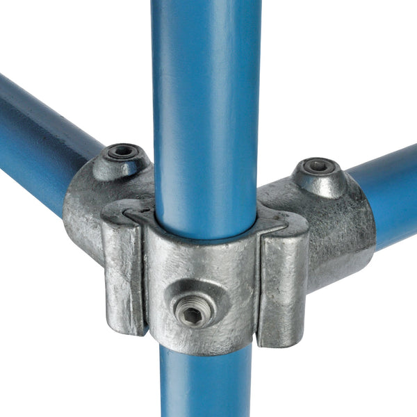 A116D Add On Middle Corner 3 Way Key Clamp To Suit 48.3mm Tube