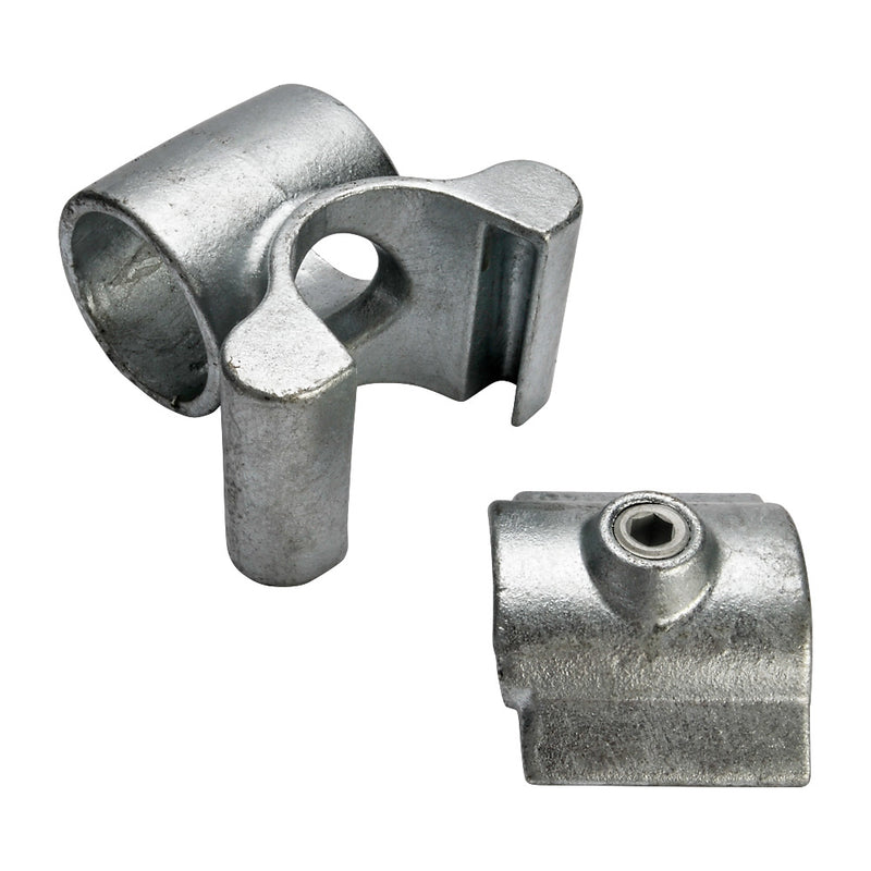 A161D Add On Offset Crossover Joint 90° Key Clamp To Suit 48.3mm Tube