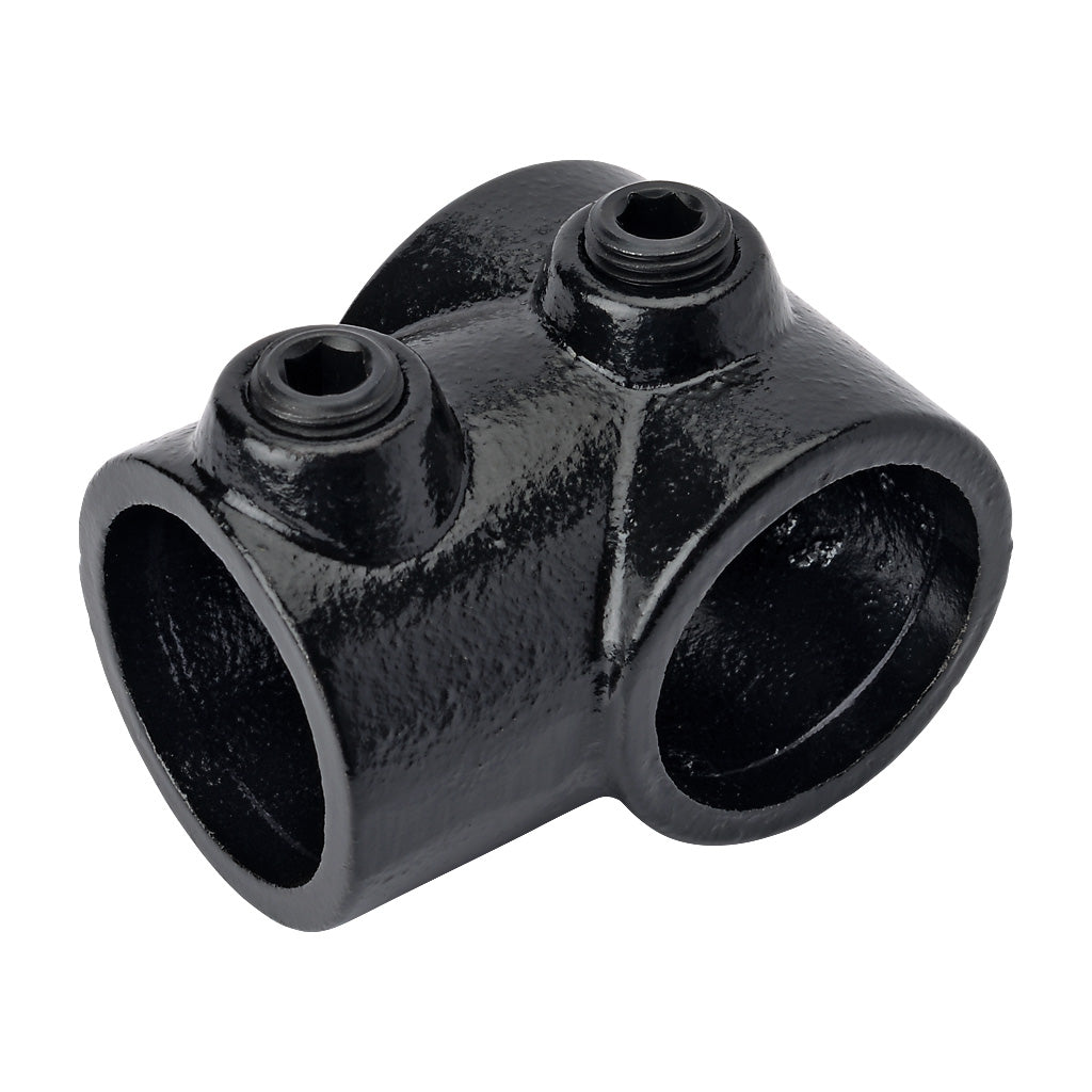 E101B Short Tee Key Clamp To Suit 33.7mm Tube With Black Electrophoretic Finish
