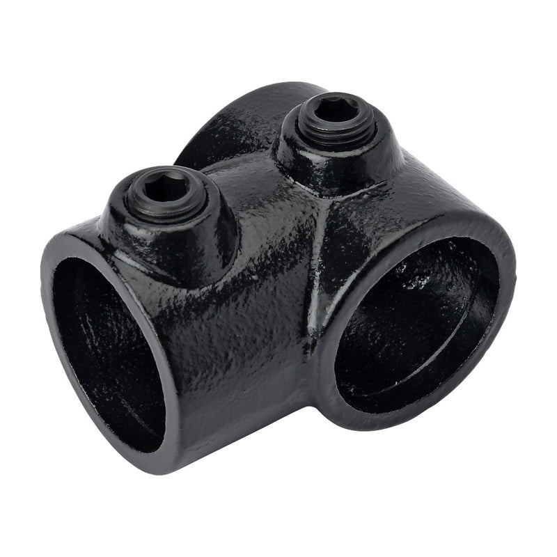 E101B Short Tee Key Clamp To Suit 33.7mm Tube With Black Electrophoretic Finish