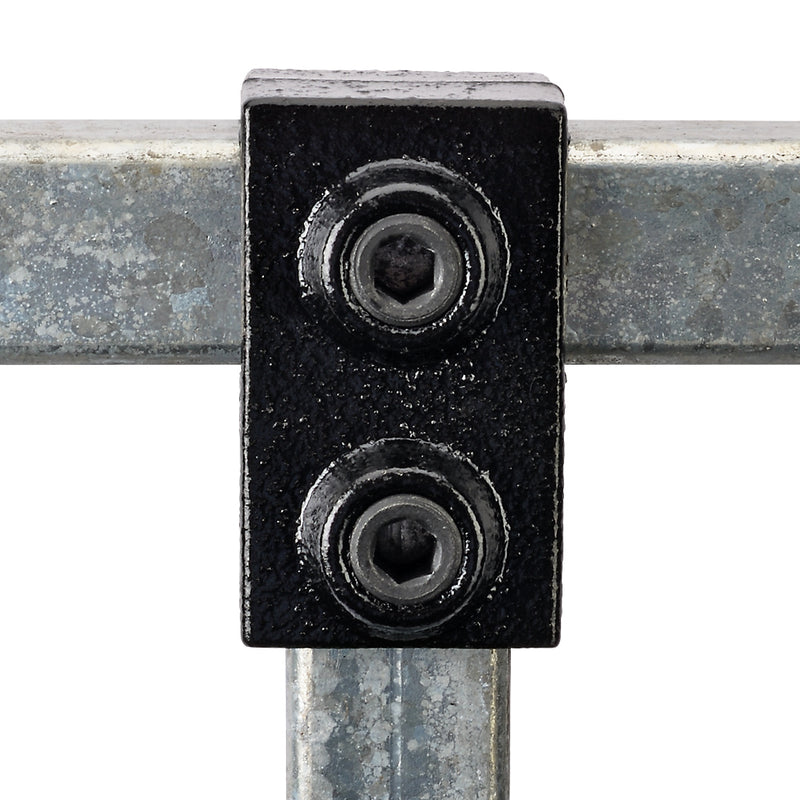 Short Tee 25mm Square Key Clamp With Black Electrophoretic Finish