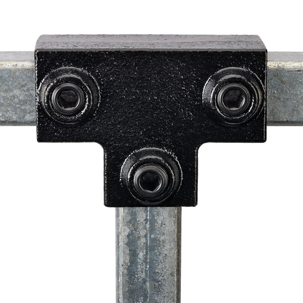 Long Tee 25mm Square Key Clamp With Black Electrophoretic Finish